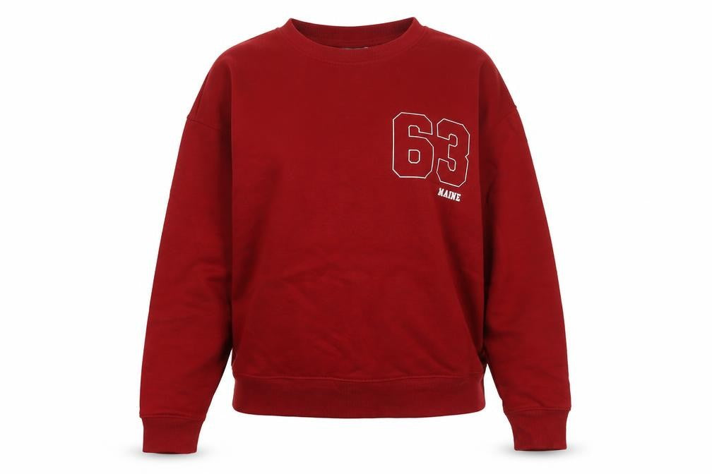 Primark Womens Red  Polyester Pullover Sweatshirt Size 6