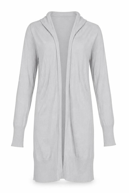 Oasis Womens Grey V-Neck  Viscose Cardigan Jumper Size XS