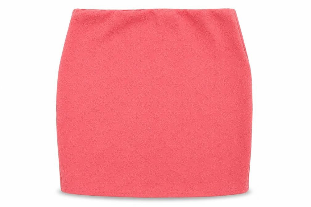 Exhibit Womens Pink  Polyacrylate Fibre Mini Skirt Size 8