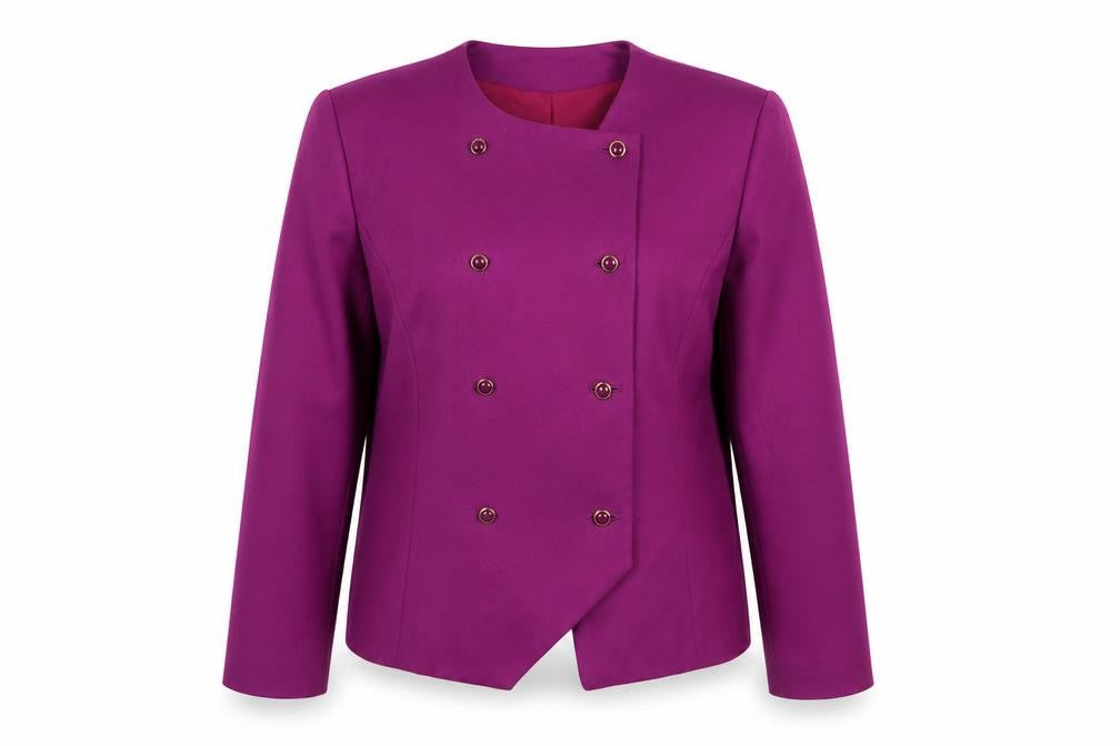 Elle London Womens Purple   Jacket Blazer Size 16  Button