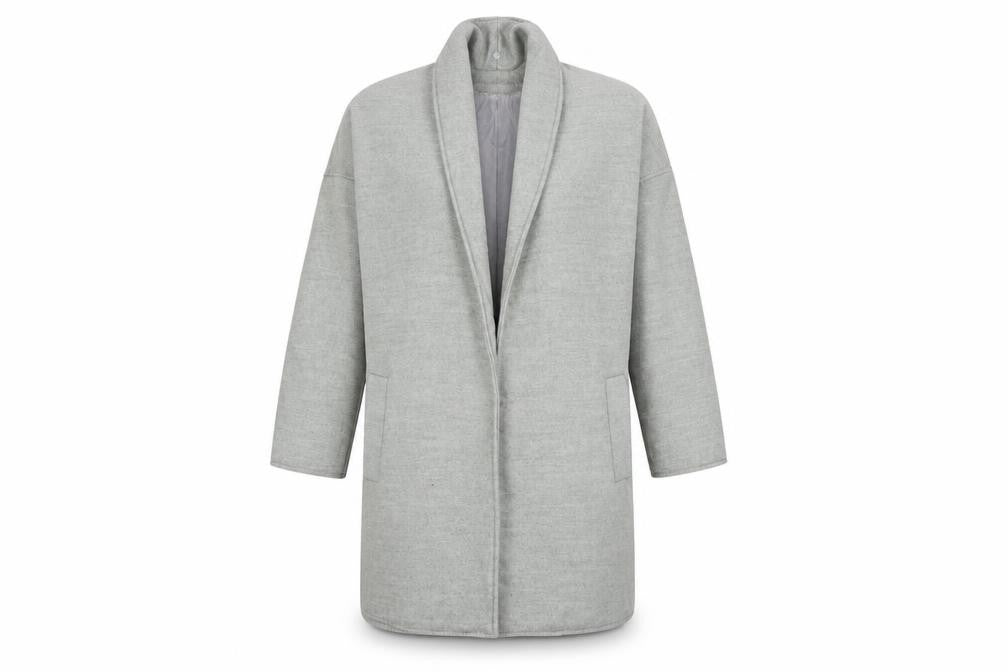 Maika Womens Grey   Overcoat Coat Size S  Snap