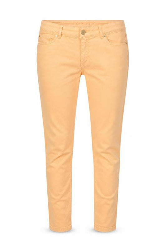 Esprit Womens Orange  Cotton Skinny Jeans Size 30 in L27 in Regular Button