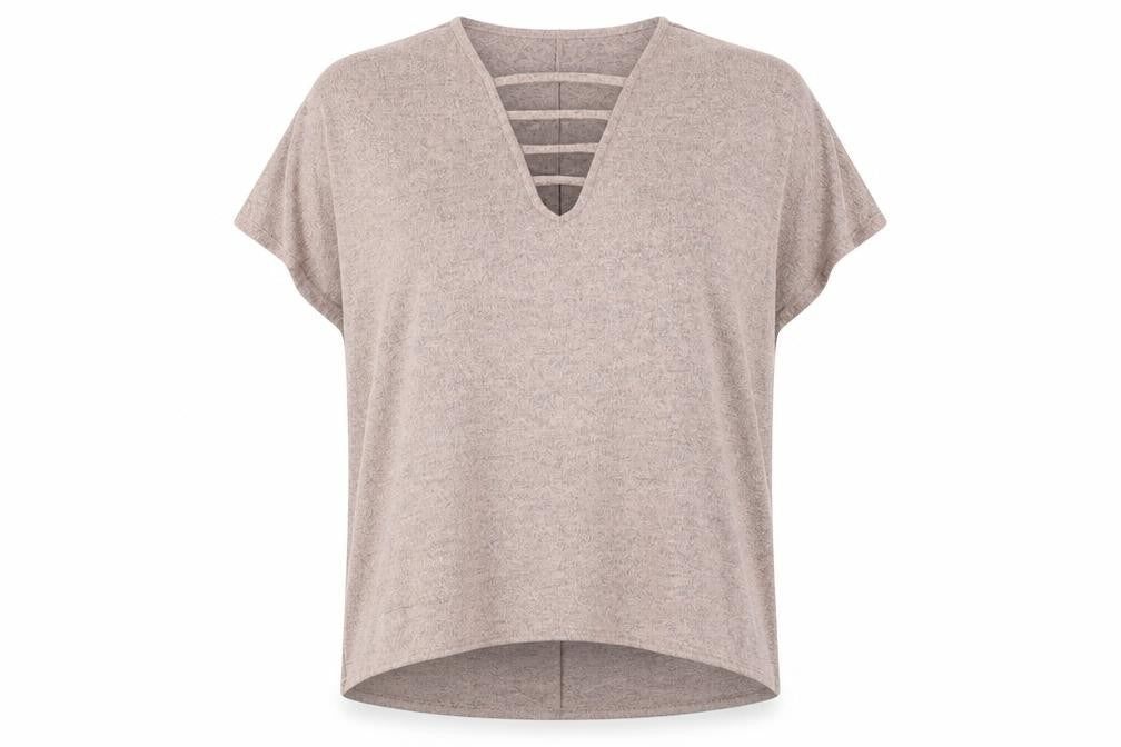 Select Womens Pink V-Neck  Polyester Pullover Jumper Size 16