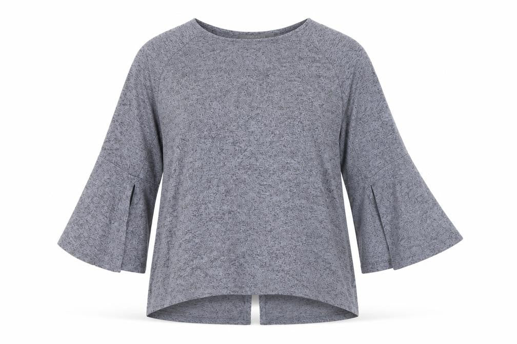 COIN 1804 Womens Blue  Rayon Pullover Sweatshirt Size L  Pullover