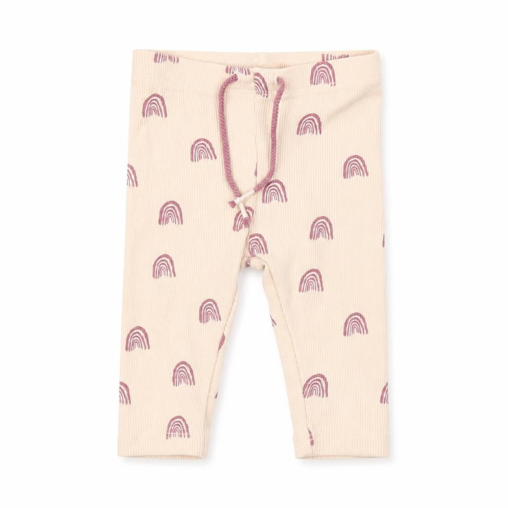 Next Girls Pink  Cotton Sweatpants Trousers Size 3-6 Months   - Rainbow