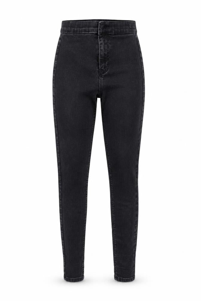 Topshop Womens Grey  Cotton Skinny Jeans Size 24 L32 in Regular
