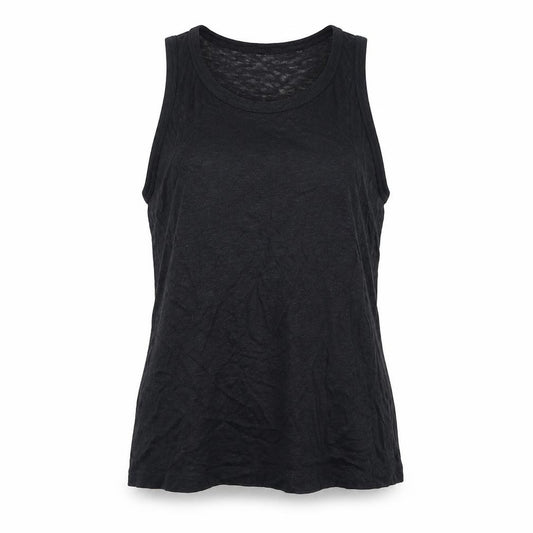 H&M Womens Black  Polyester Camisole Tank Size L Scoop Neck