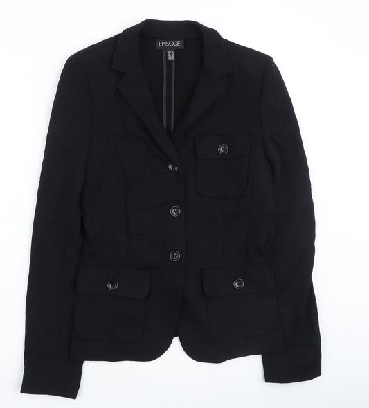 Episode Womens Black   Jacket  Size 8