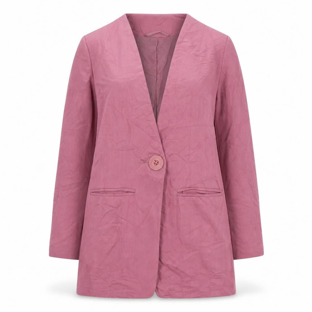 New Fast Womens Pink   Jacket Blazer Size 10  Button