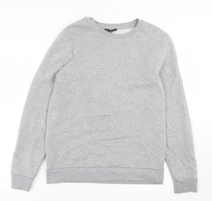 River Island Mens Grey  Cotton Pullover Sweatshirt Size S