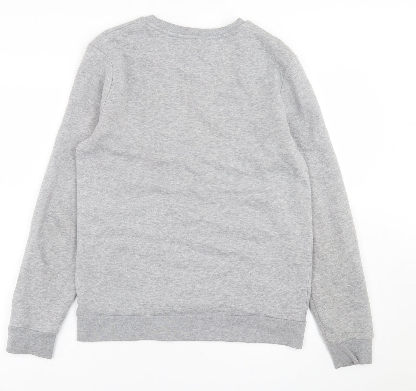 River Island Mens Grey  Cotton Pullover Sweatshirt Size S