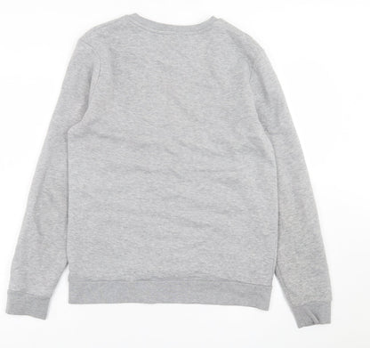 River Island Mens Grey  Cotton Pullover Sweatshirt Size S