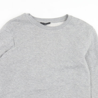 River Island Mens Grey  Cotton Pullover Sweatshirt Size S