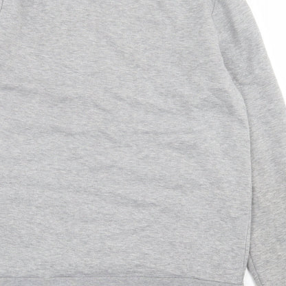 River Island Mens Grey  Cotton Pullover Sweatshirt Size S