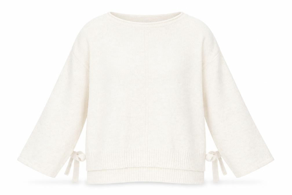 River Island Womens Beige Crew Neck  Acrylic Pullover Jumper Size S