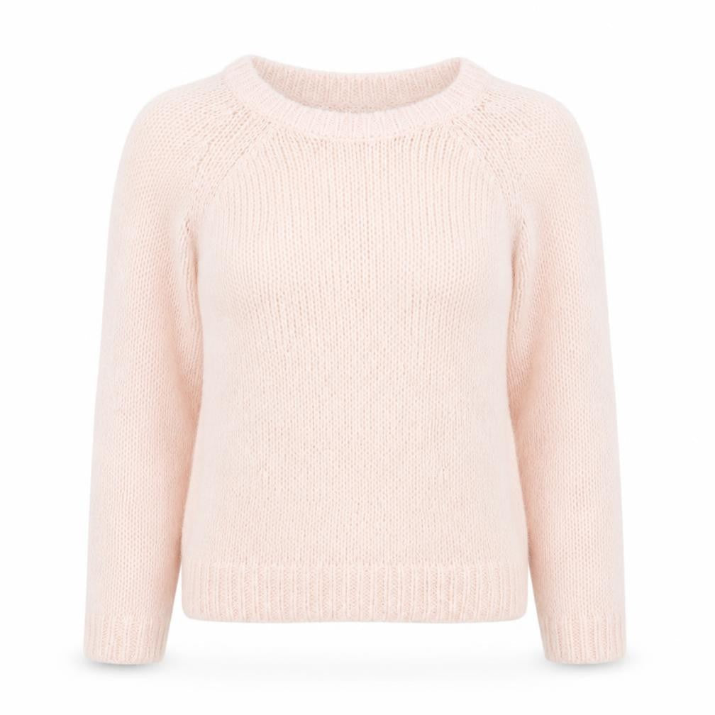 George Womens Pink Crew Neck  Acrylic Pullover Jumper Size 10