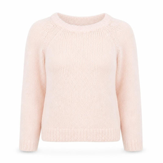 George Womens Pink Crew Neck  Acrylic Pullover Jumper Size 10