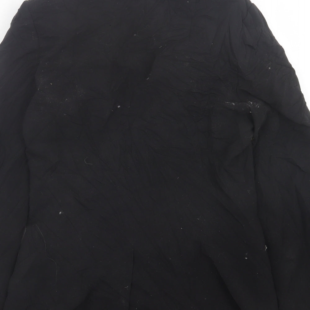 New Look Womens Black   Jacket Blazer Size 14  Button