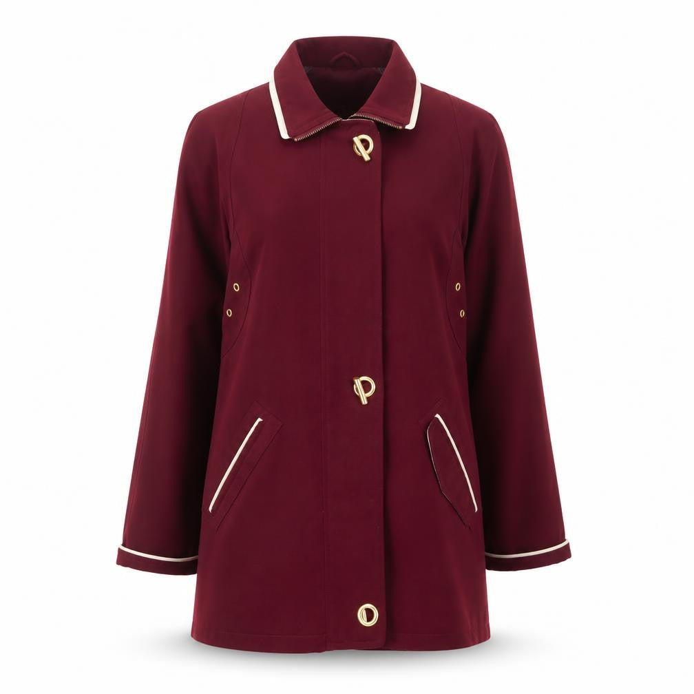 David Barry Womens Red   Jacket Coat Size 12  Zip