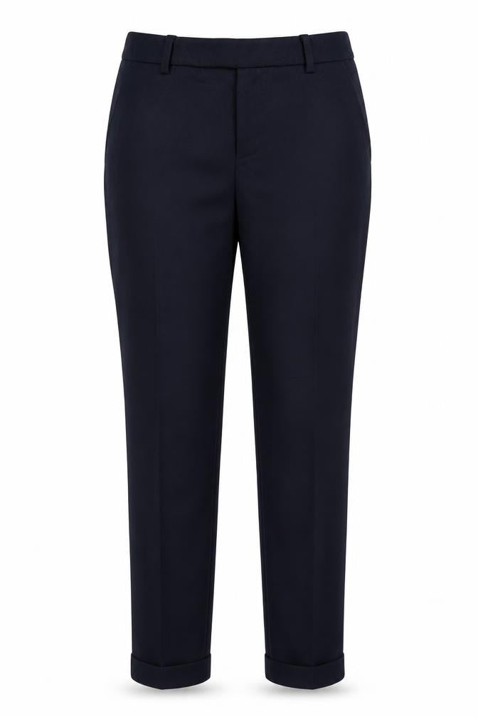 Savida Womens Blue  Polyester Trousers  Size 10 L25 in Regular