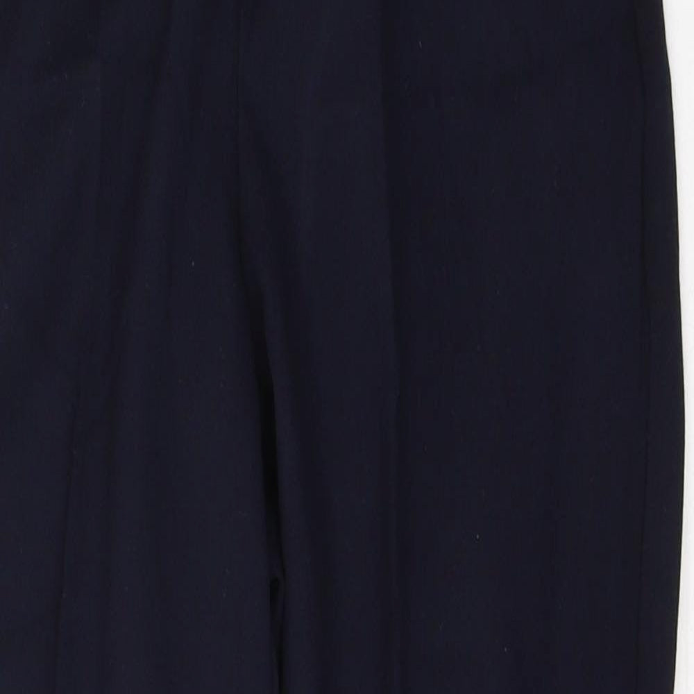 Savida Womens Blue  Polyester Trousers  Size 10 L25 in Regular