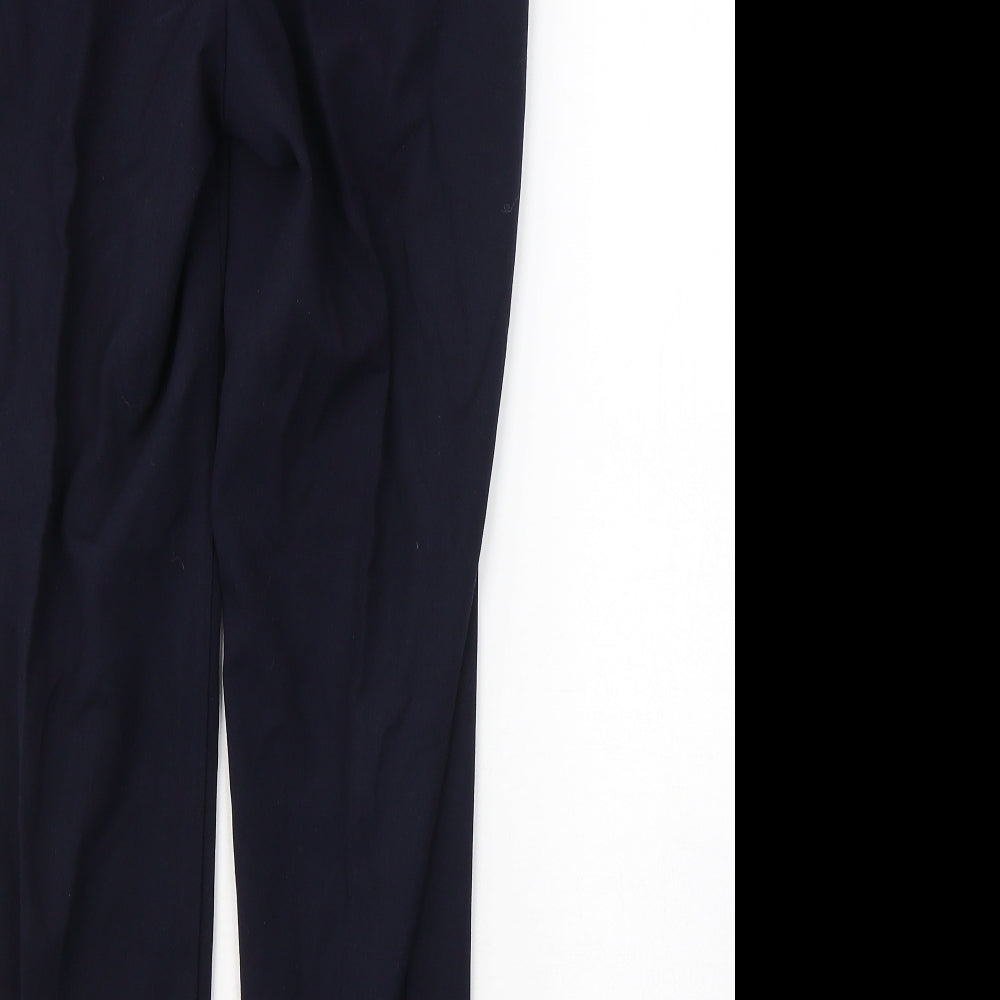 Savida Womens Blue  Polyester Trousers  Size 10 L25 in Regular