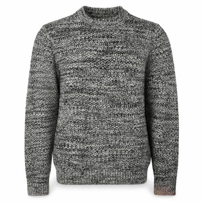 Label Lab Mens Grey Round Neck  Acrylic Pullover Jumper Size S