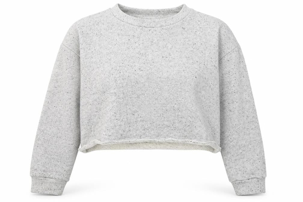 Stitch & Pieces Womens Grey  Polyacrylate Fibre Pullover Sweatshirt Size S  Pullover