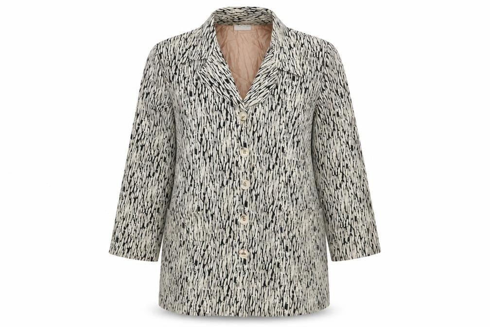 Tagg Womens Yellow Animal Print Polyester Basic Button-Up Size 16 Collared