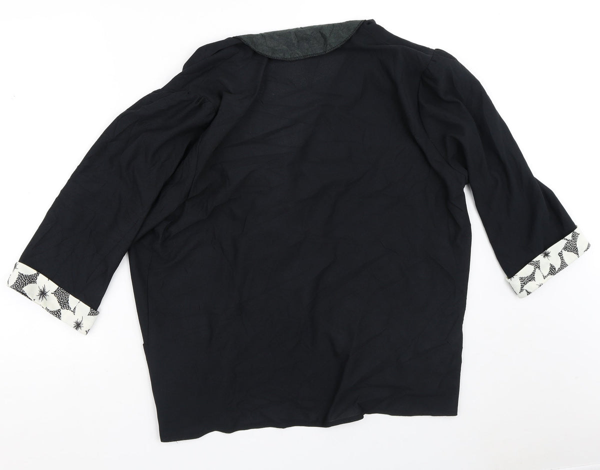 Preworn Womens Black   Jacket Blazer Size M