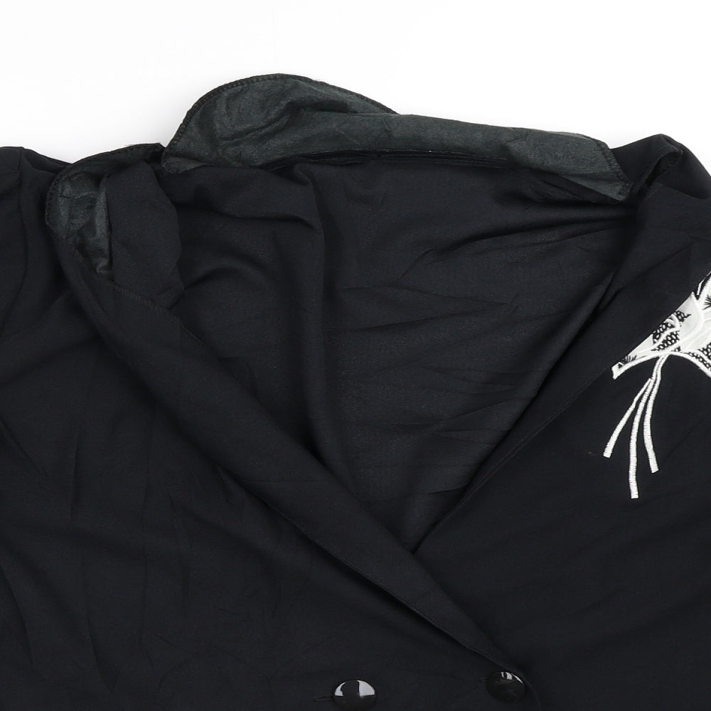 Preworn Womens Black   Jacket Blazer Size M