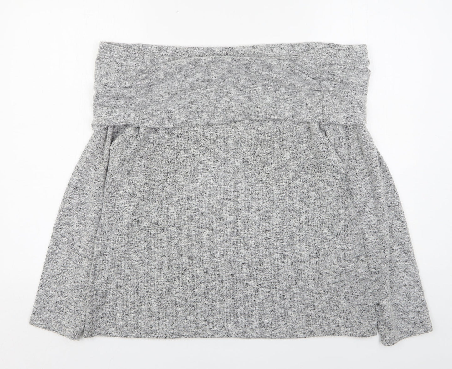 Dorothy Perkins Womens Grey Boat Neck  Polyester Pullover Jumper Size 20