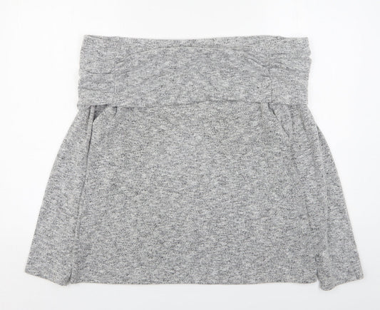 Dorothy Perkins Womens Grey Boat Neck  Polyester Pullover Jumper Size 20