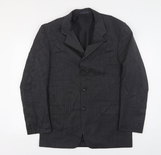 Sovereign  Mens Grey  Wool Jacket Suit Jacket Size 40