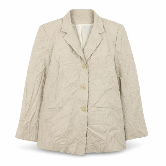 Bonmarché Womens Beige  Polyester Jacket Suit Jacket Size 18