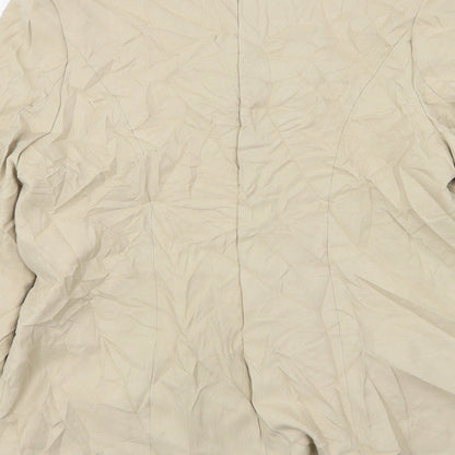 Bonmarché Womens Beige Polyester Jacket Suit Jacket Size 18