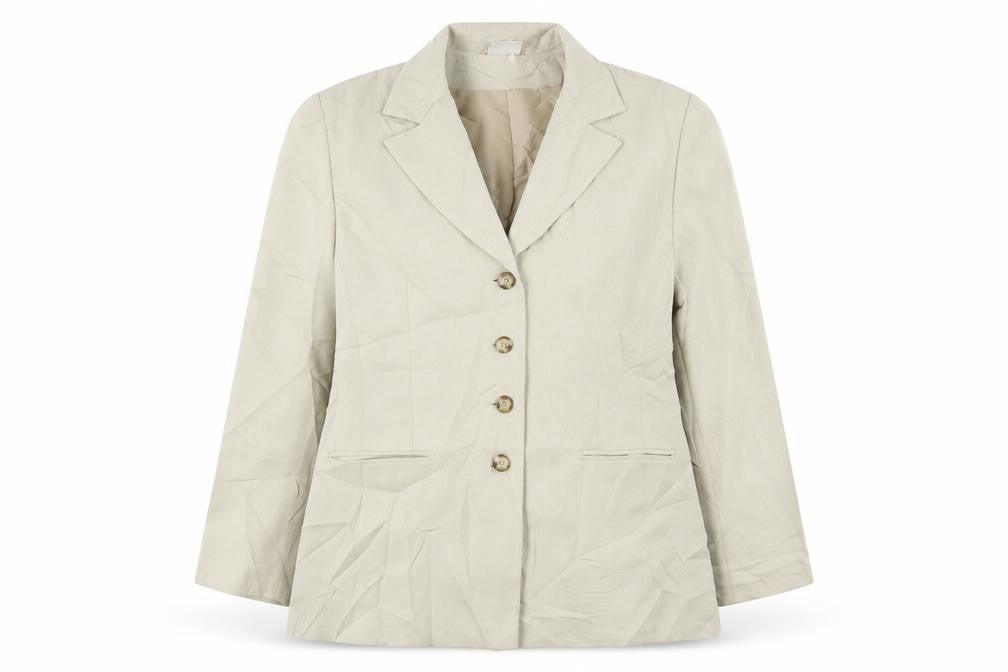 Mackays Beige  Polyester Jacket Suit Jacket Size 16