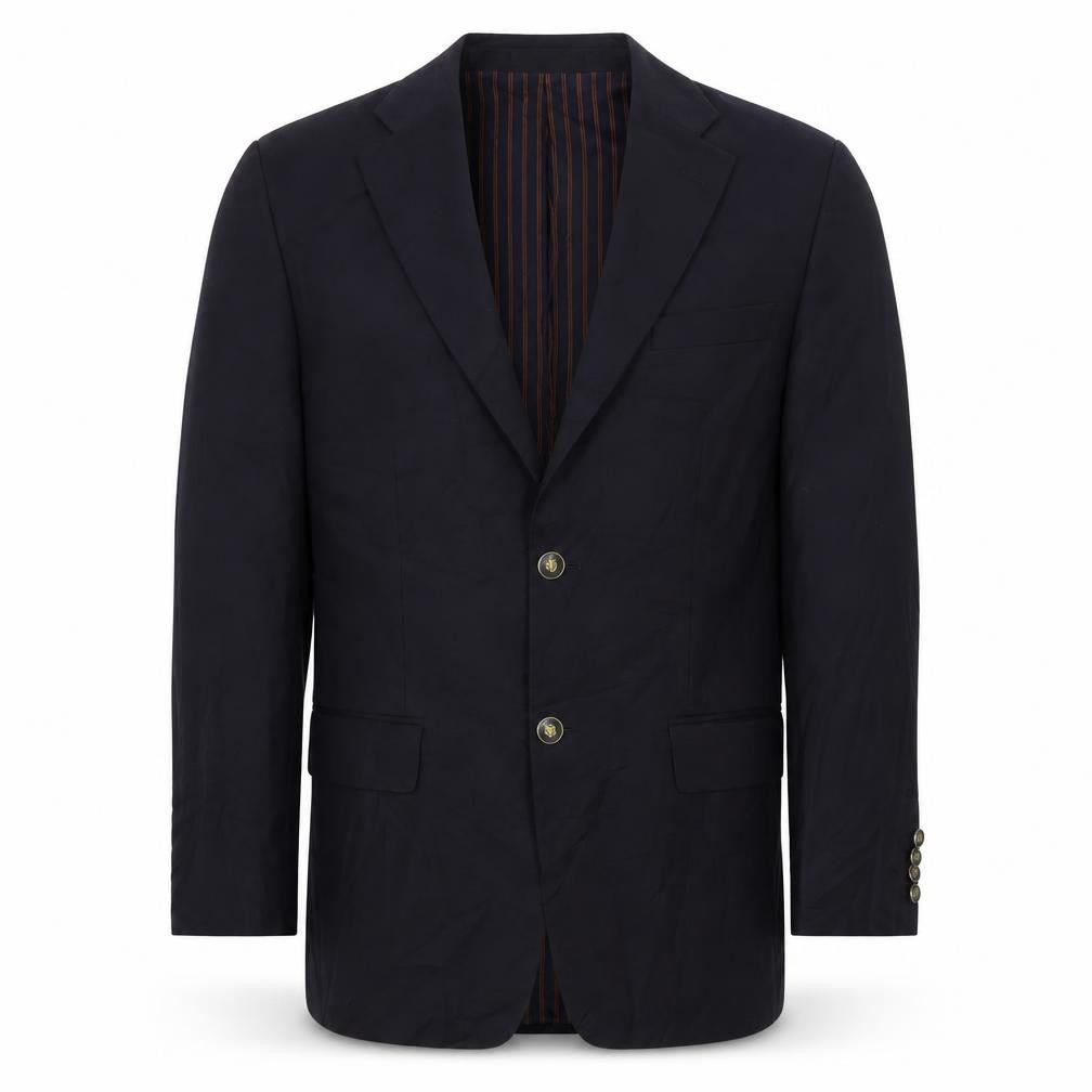 Greenwoods Mens Blue  Wool Jacket Suit Jacket Size 40