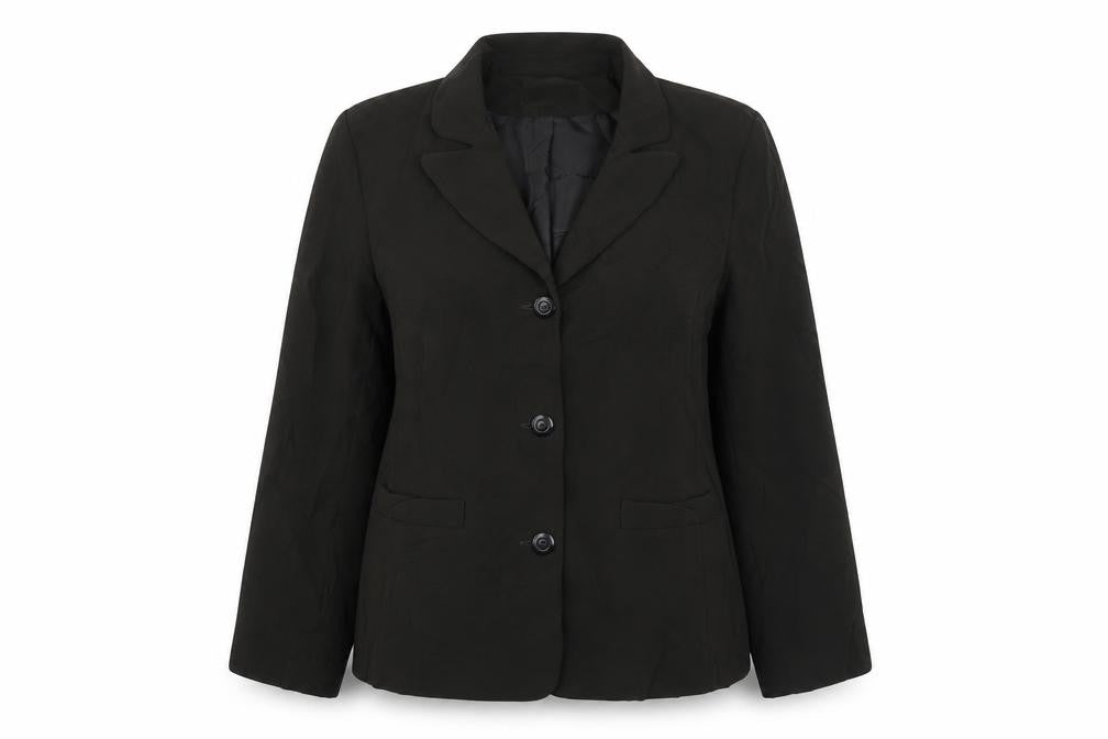 Classics Womens Green  Polyester Jacket Suit Jacket Size 14