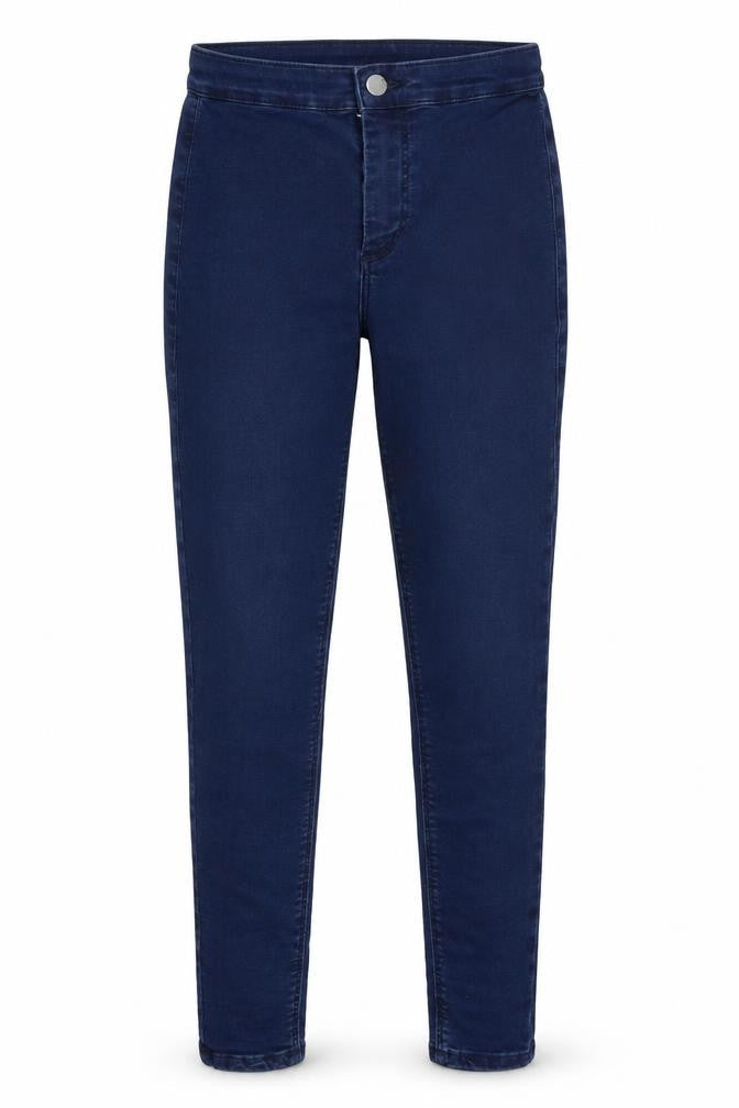 Topshop Womens Blue  Cotton Skinny Jeans Size 26 in L30 in Slim Zip