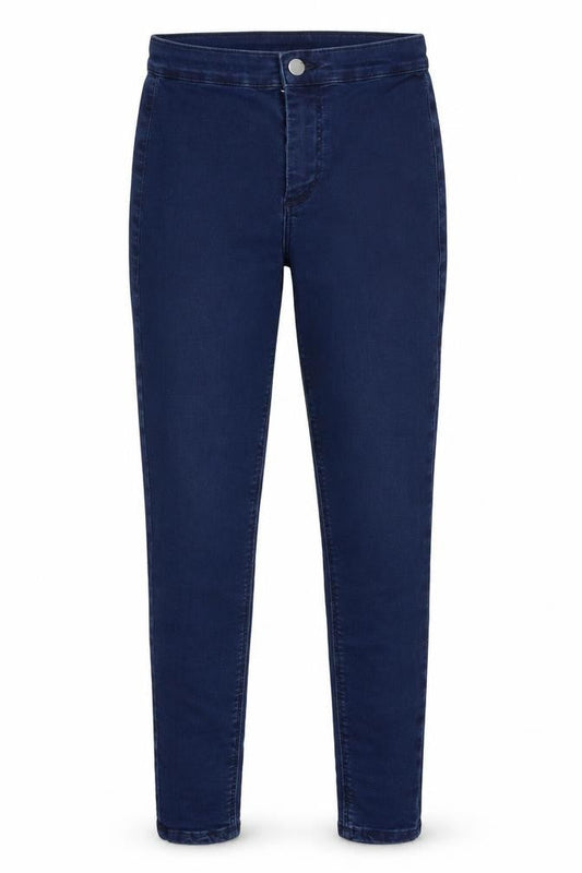 Topshop Womens Blue  Cotton Skinny Jeans Size 26 in L30 in Slim Zip