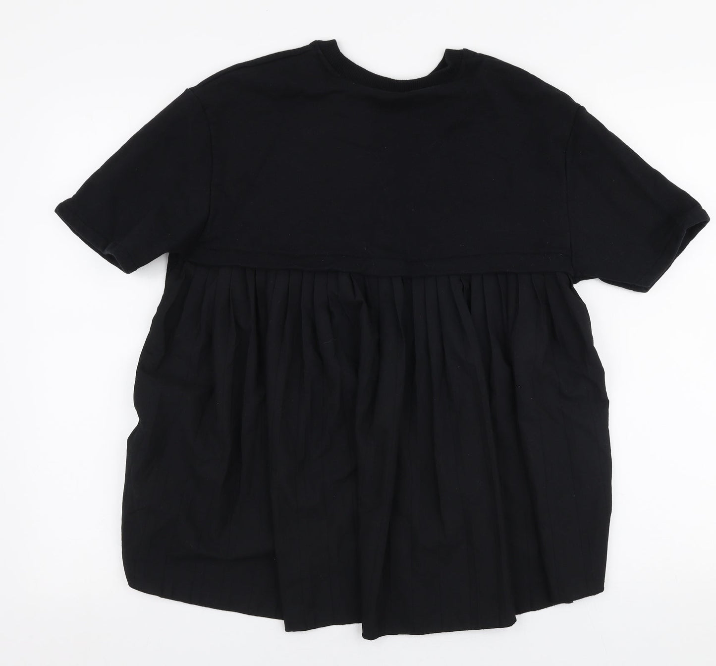 Zara Womens Black  Cotton Pullover Sweatshirt Size M  Pullover