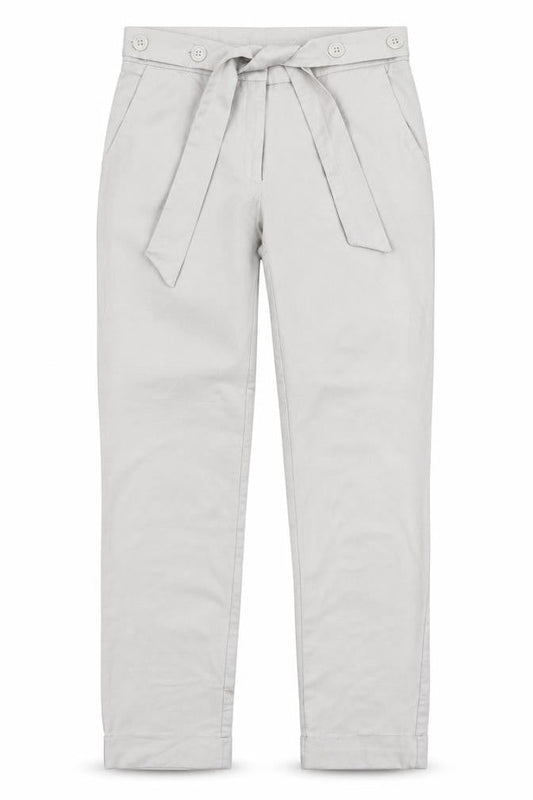 Warehouse Womens Grey  Viscose Trousers  Size 6 L28 in Slim Zip