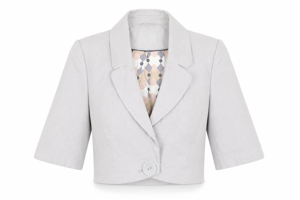 NEXT Womens Purple   Jacket Blazer Size S  Button
