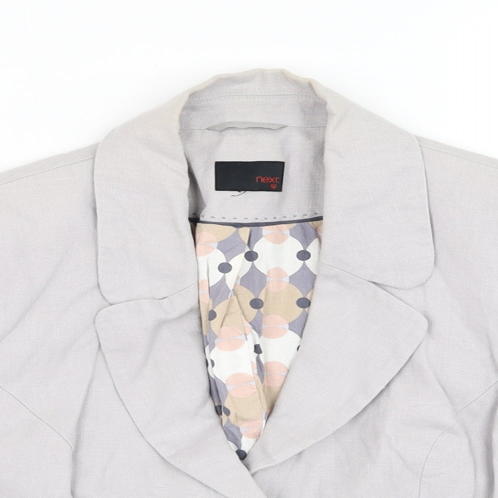 NEXT Womens Purple   Jacket Blazer Size S  Button