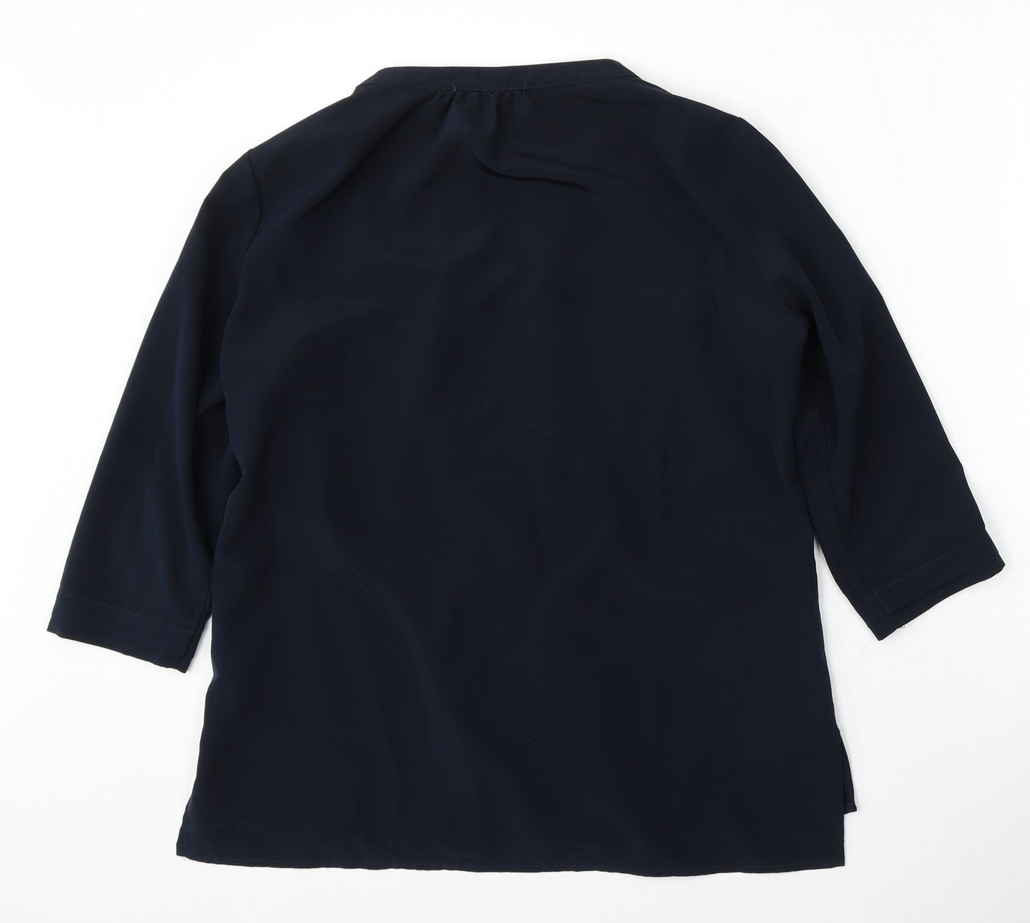 Preworn Womens Blue  Polyester Pullover Sweatshirt Size S