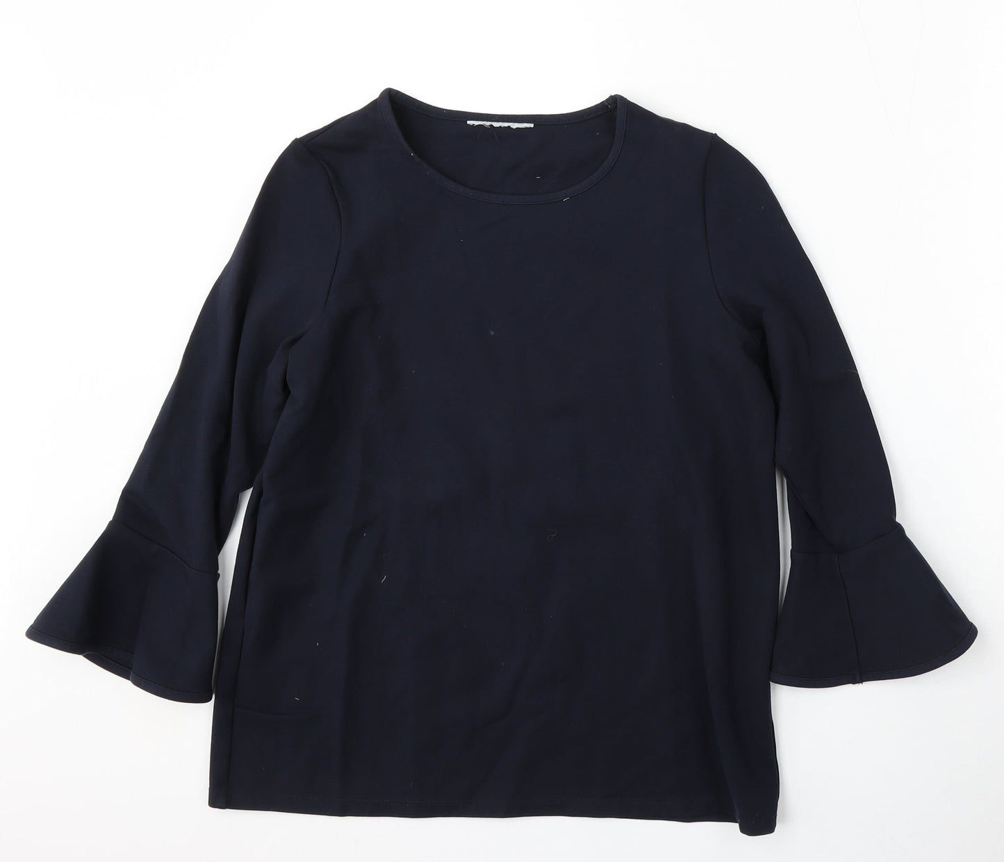 Preworn Womens Blue  Rayon Pullover Sweatshirt Size M