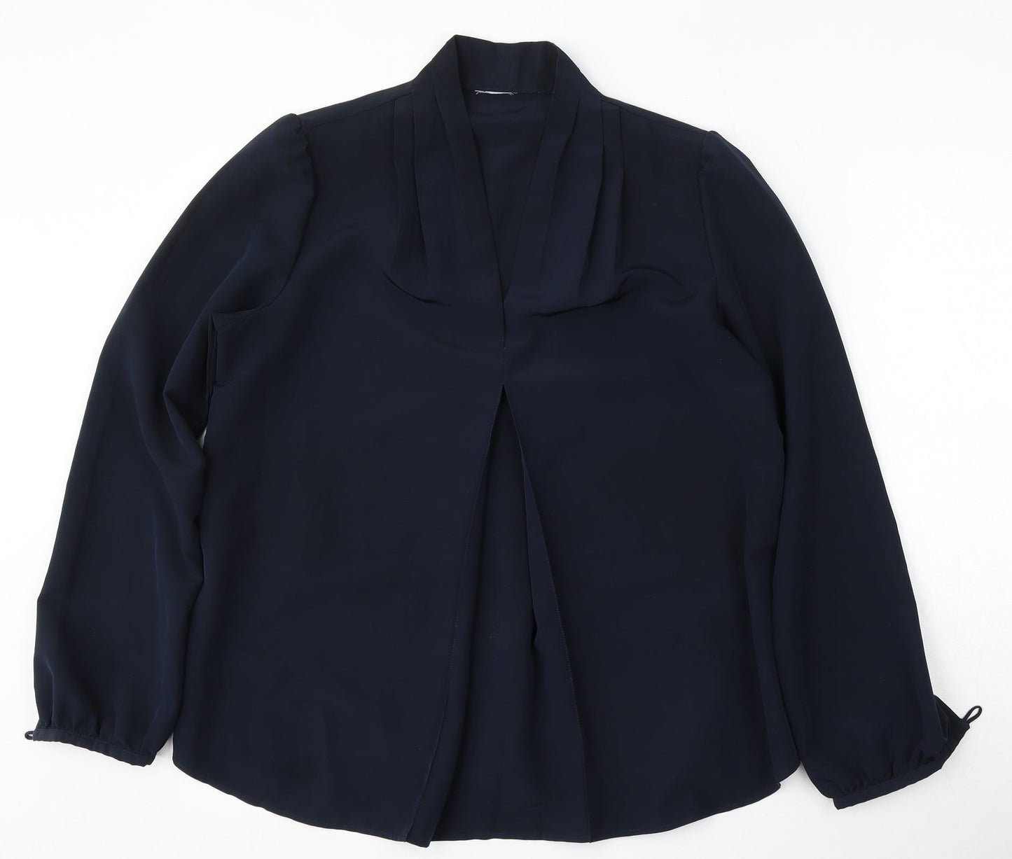 Preworn Womens Blue  Polyester Pullover Sweatshirt Size M