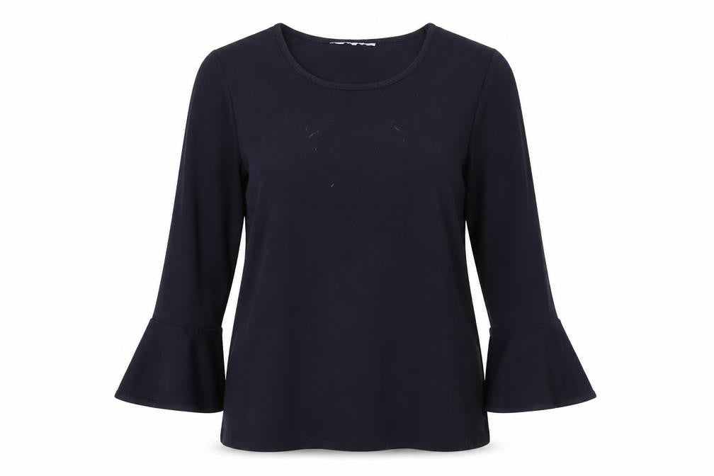 Preworn Womens Blue  Rayon Pullover Sweatshirt Size M