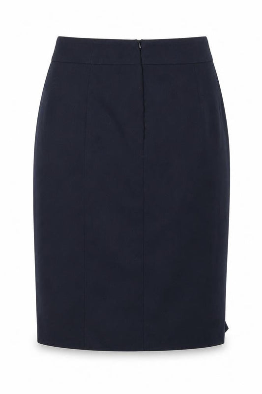 Preworn Womens Blue  Polyester Straight & Pencil Skirt Size 8